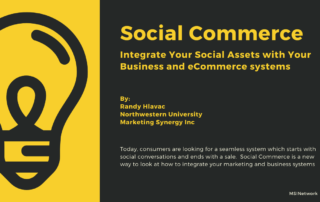Social Commerce Social Media Marketing Marketing Synergy MSI